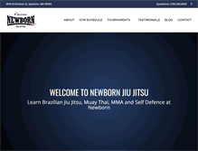 Tablet Screenshot of newbornjiujitsuspokane.com